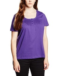 violettes T-shirt von Sheego