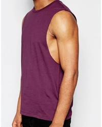 violettes Trägershirt von Asos