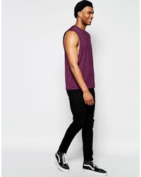 violettes Trägershirt von Asos