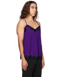 violettes Trägershirt von Anna Sui