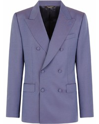 violettes Zweireiher-Sakko von Dolce & Gabbana