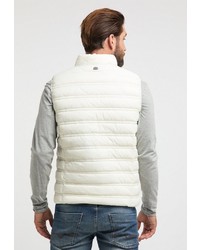 weiße ärmellose Jacke von Dreimaster