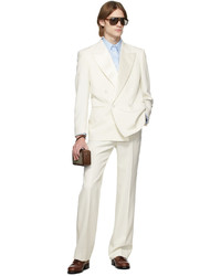 weiße Anzughose von Gucci