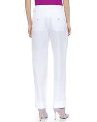weiße Anzughose von Nina Ricci