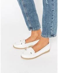 weiße Ballerinas von Asos