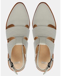 weiße Ballerinas von Asos