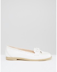 weiße Ballerinas von Asos