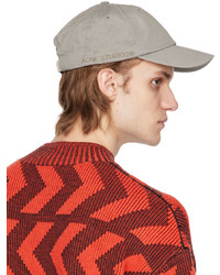 weiße Baseballkappe von Acne Studios