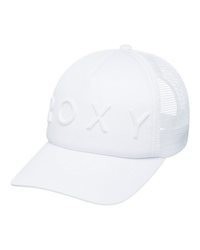 weiße Baseballkappe von Roxy