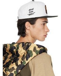 weiße Baseballkappe von BAPE