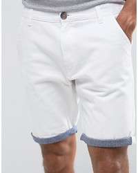 weiße Baumwollshorts von Brave Soul