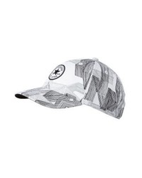 weiße bedruckte Baseballkappe von Converse
