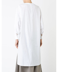 weiße bedruckte Bluse von Jil Sander
