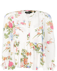 weiße bedruckte Bluse von Isabel Marant