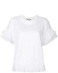 weiße bedruckte Bluse von MCQ
