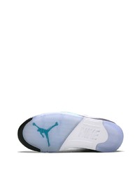 weiße bedruckte hohe Sneakers von Jordan