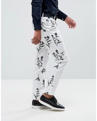 weiße bedruckte Hose von Asos