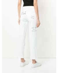 weiße bedruckte Jeans von EACH X OTHER