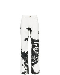 weiße bedruckte Jeans von Calvin Klein 205W39nyc