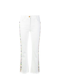 weiße bedruckte Jeans von Etro