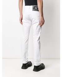 weiße bedruckte Jeans von Philipp Plein