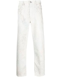 weiße bedruckte Jeans von Koché