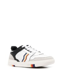 weiße bedruckte Leder niedrige Sneakers von Missoni