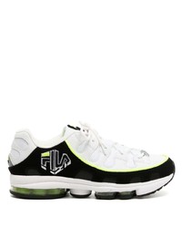weiße bedruckte niedrige Sneakers von Fila
