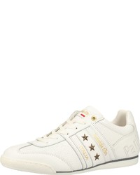 weiße bedruckte niedrige Sneakers von Pantofola D'oro