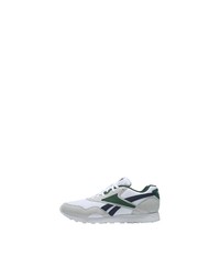 weiße bedruckte niedrige Sneakers von Reebok Classic