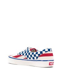 weiße bedruckte Segeltuch niedrige Sneakers von Vans