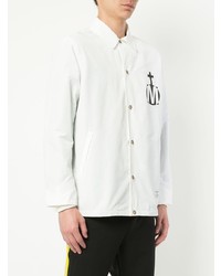 weiße bedruckte Shirtjacke von Makavelic