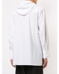 weiße bedruckte Shirtjacke von Bmuet(Te)