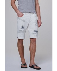 weiße bedruckte Shorts von Camp David