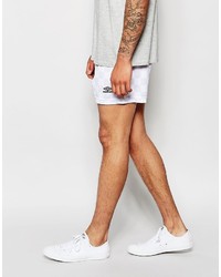 weiße bedruckte Shorts von Umbro