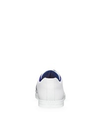 weiße bedruckte Slip-On Sneakers aus Leder von Fendi