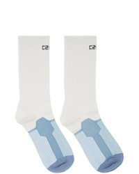 weiße bedruckte Socken von C2h4