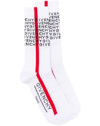 weiße bedruckte Socken von Givenchy