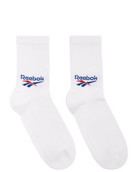 weiße bedruckte Socken von Reebok Classics
