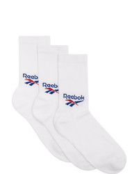 weiße bedruckte Socken von Reebok Classics