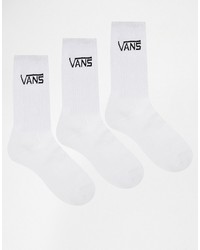 weiße bedruckte Socken von Vans