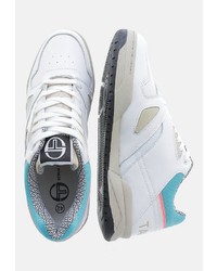 weiße bedruckte Sportschuhe von Sergio Tacchini