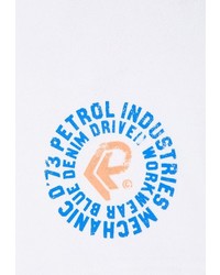 weiße bedruckte Sportshorts von Petrol Industries