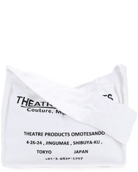 weiße bedruckte Taschen von Theatre Products