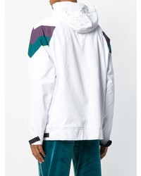 weiße bedruckte Windjacke von Fila