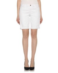 weiße Bermuda-Shorts aus Jeans