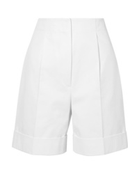 weiße Bermuda-Shorts aus Twill von The Row