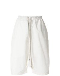 weiße Bermuda-Shorts von Rick Owens DRKSHDW