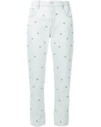 weiße beschlagene Jeans von Etoile Isabel Marant