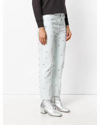 weiße beschlagene Jeans von Etoile Isabel Marant